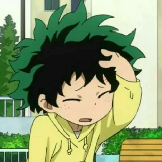 🥦 emoji ❛𝙄𝙯𝙪𝙠𝙪 𝙈𝙞𝙙𝙤𝙧𝙞𝙮𝙖 𝙎𝙩𝙞𝙘𝙠𝙚𝙧 ❜ Telegram sticker 12 of 24