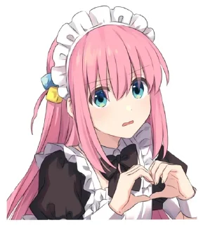 😍 emoji Bocchi-chan @Anak_kucing_stiker Telegram sticker 22 of 57