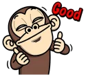 Sticker from Crazy Funky Monkey 5 - @yoursecretlover