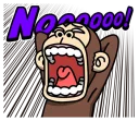 😫 emoji Crazy Funky Monkey 5 - @yoursecretlover Telegram sticker 16 of 40