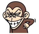 😃 emoji Crazy Funky Monkey 5 - @yoursecretlover Telegram sticker 12 of 40
