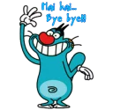 😁 emoji "Oggy and The Cockroaches" Telegram sticker 21 of 31