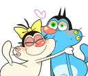 💋 emoji "Oggy and The Cockroaches" Telegram sticker 13 of 31