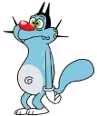 😟 emoji "Oggy and The Cockroaches" Telegram sticker 10 of 31