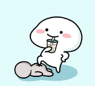 🧋 emoji 🥳 Quby By ->> ❤️ @stickersbag (@CalsiBot) Telegram sticker 10 of 84