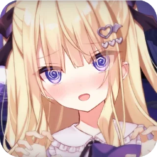 💇 emoji 月紫Aria@DaraNekoStickers Telegram sticker 4 of 46