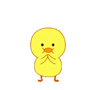 🐥 emoji @xxyuji || Cute Duck Telegram sticker 18 of 24