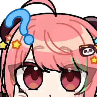 ❓ emoji 米亞甘米表情包 Vol.4 (Unofficial) Telegram sticker 9 of 25