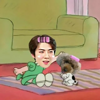 🔎 emoji Sehun cute · @liachy Telegram sticker 5 of 9