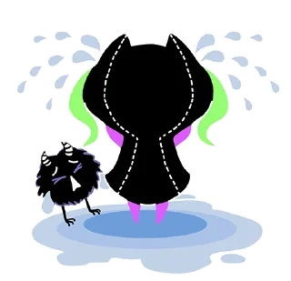 😭 emoji Obey Me! Telegram sticker 7 of 39