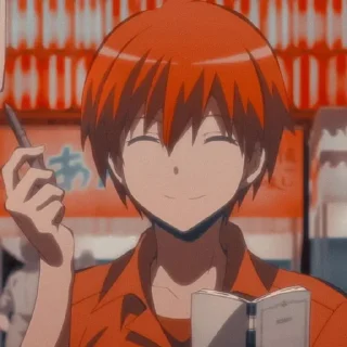 🌪 emoji Akabane Karma Telegram sticker 10 of 25