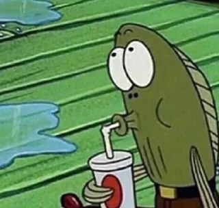 Sticker from spongebob