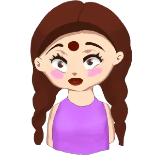 👧 emoji Jaggu and Frens Telegram sticker 20 of 92