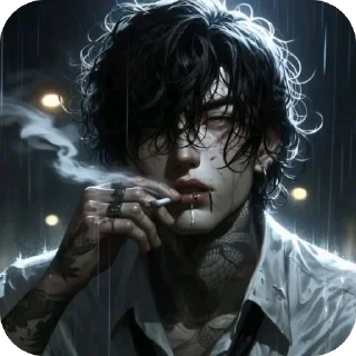 🫥 emoji Smoking Pack @Oryn_Golden Telegram sticker 6 of 50