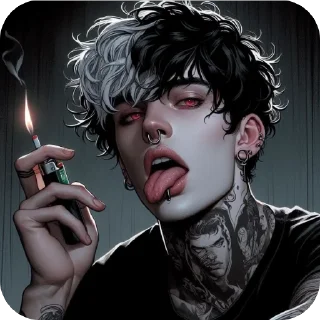 🫥 emoji Smoking Pack @Oryn_Golden Telegram sticker 9 of 50