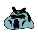 😱 emoji 蠟筆小新 表情貼 Telegram sticker 10 of 40
