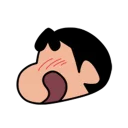 😍 emoji 蠟筆小新 表情貼 Telegram sticker 14 of 40
