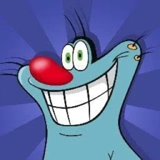 😁 emoji Oggy and Cockroaches Telegram sticker 6 of 20