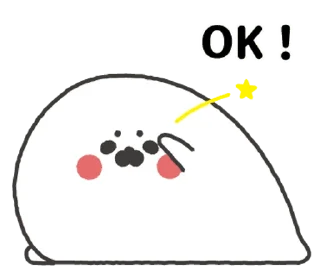🆗 emoji 無所事事的小海豹1 Telegram sticker 8 of 120