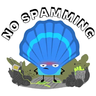 😡 emoji Scallop Stickers Telegram sticker 8 of 21