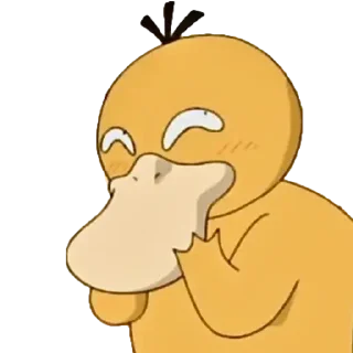 😏 emoji psyduck Telegram sticker 23 of 24