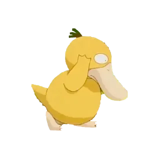 😐 emoji psyduck Telegram sticker 18 of 24