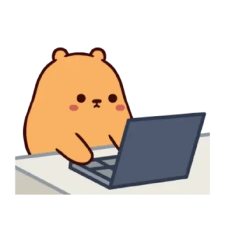 😶 emoji Kiwa Bear @urfavorito Telegram sticker 11 of 17