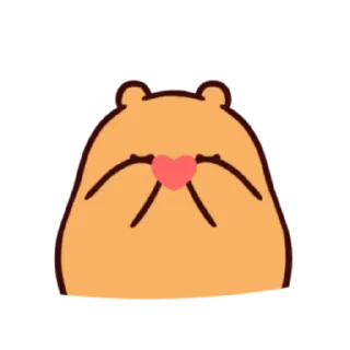 😍 emoji Kiwa Bear @urfavorito Telegram sticker 10 of 17