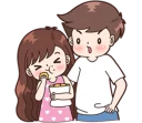 🍪 emoji Boobib Cute Couple 💋 Telegram sticker 7 of 120