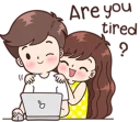 🙂 emoji Boobib Cute Couple 💋 Telegram sticker 19 of 120
