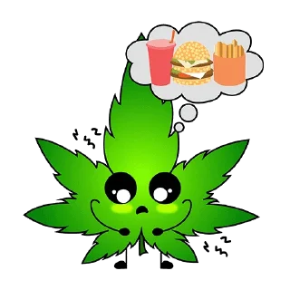 🤤 emoji Mister Weed Telegram sticker 8 of 16