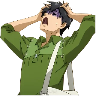 💆‍♂️ emoji @Y2Lab Tondemo Skill de Isekai Hourou Meshi Telegram sticker 15 of 54