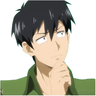 🤔 emoji @Y2Lab Tondemo Skill de Isekai Hourou Meshi Telegram sticker 22 of 54