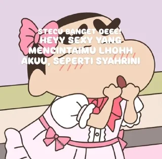 🌟 emoji ShinChan DAHSYAT - @sLimpenan Telegram sticker 7 of 49