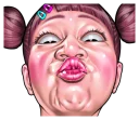 😘 emoji Cute face of children Telegram sticker 9 of 31