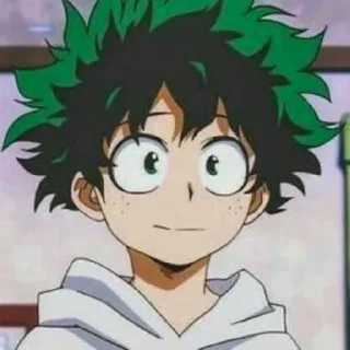 🥦 emoji Midoriya ~ @shortcakev Telegram sticker 9 of 36