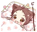 🛌 emoji Naughty cat ear boy @stickerscar Telegram sticker 13 of 40
