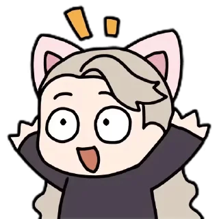 🥳 emoji 乃琳脑洞波装扮 @vytessa 维护 Telegram sticker 7 of 20