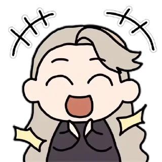 🤣 emoji 乃琳脑洞波装扮 @vytessa 维护 Telegram sticker 3 of 20