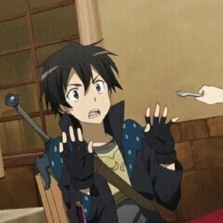 😳 emoji Kirito Telegram sticker 24 of 70