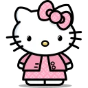 👏 emoji Hello Kitty Telegram sticker 9 of 10