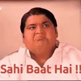 ✔️ emoji Tmkoc animated @imsamyak_45 Telegram sticker 19 of 50