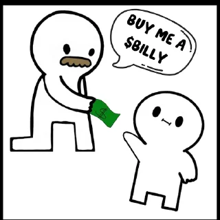😄 emoji $BILLY Telegram sticker 5 of 116