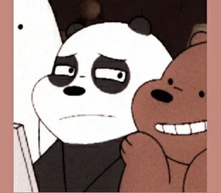 🎨 emoji we bare bears ⎙ ꩜  @RYUTHEJINS Telegram sticker 17 of 56