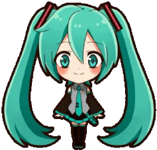 Sticker from Hatsune Miku