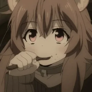 📻 emoji ꐑꐑ . RAPHTALIA  ⋆  @meowkasa Telegram sticker 5 of 45