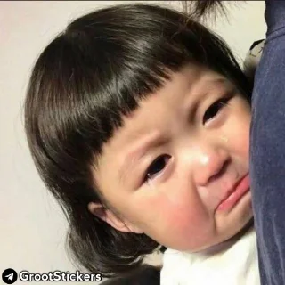 😢 emoji @GrootStickers || 𝗣𝗮𝗰𝗸-34 Telegram sticker 23 of 32