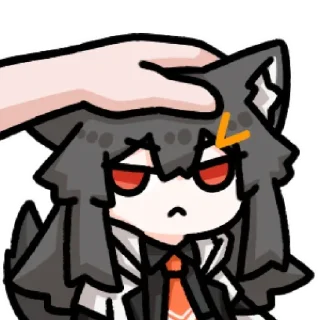 😠 emoji 给我摸摸头或抱抱 By @YoMuko Telegram sticker 20 of 44