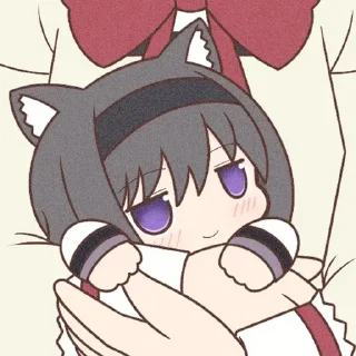 ☺ emoji 给我摸摸头或抱抱 By @YoMuko Telegram sticker 8 of 44