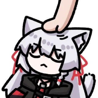 🤗 emoji 给我摸摸头或抱抱 By @YoMuko Telegram sticker 21 of 44
